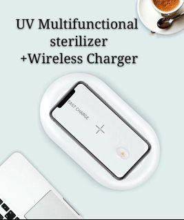 UV Multifunctional sterilizer + Wireless Charger