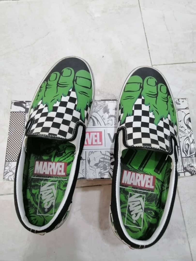 hulk slip ons