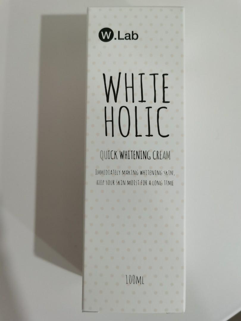 W lab (Category: Stamps & Prints) located in Singapore. Submitted by goodie80 (Listing ID 1014199113, Image 2). Description: white holic 100ml- $30 white hol8c 50ml -$20 w-airfit pore primer -$20 w-snow cover tip stick -$30.