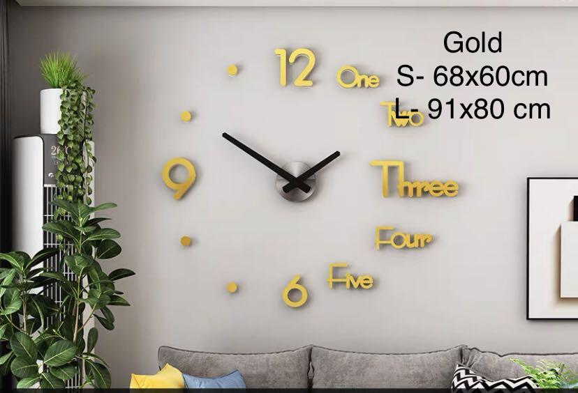 Promo Intro Price Wall Clock Wall Decoration Diy Furniture
