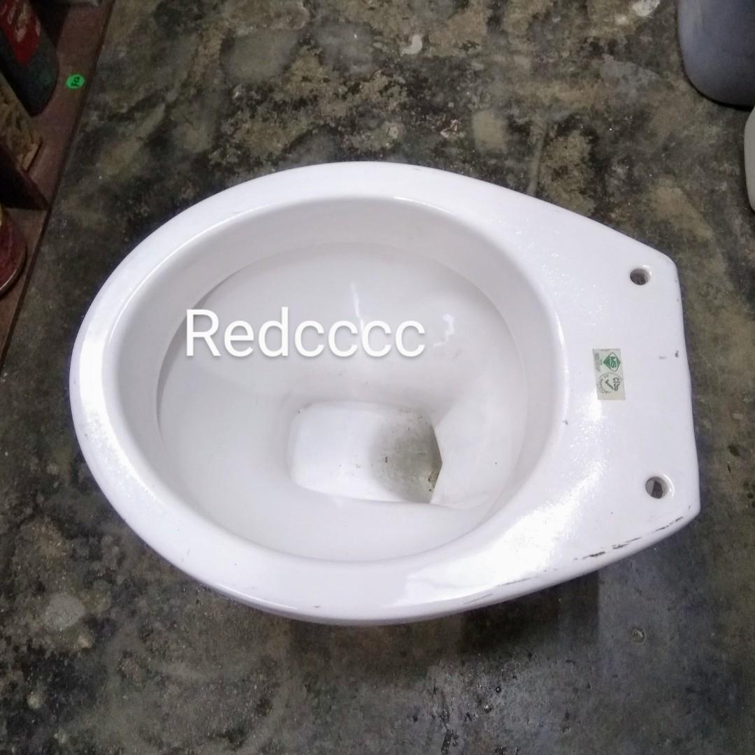 (White) Ceramic Toilet Bowl; Jamban duduk Ceramic mangkuk, Furniture