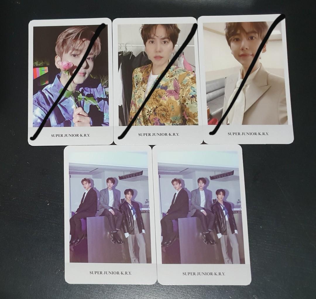 Wtt Super Junior Kry When We Were Us Photocard Entertainment K Wave On Carousell