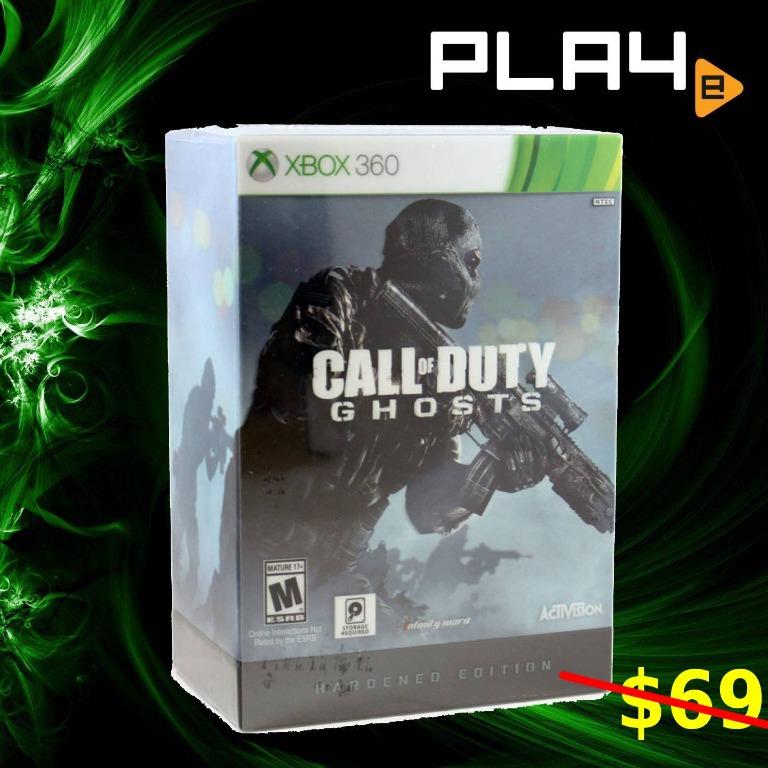 XBox 360 Call of Duty: Ghosts (Hardened Edition) Brand New, Video