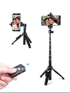 YUNTENG 9928 Wireless Bluetooth Remote Extendable Selfie Stick Monopod Tripod Phone Stand Holder Mount for iPhone Sumsang Android