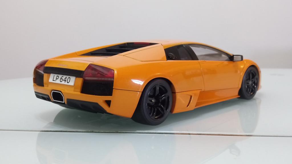 1:18 Autoart Lamborghini Murcielago LP640 珍珠橙林寶堅尼模型車 