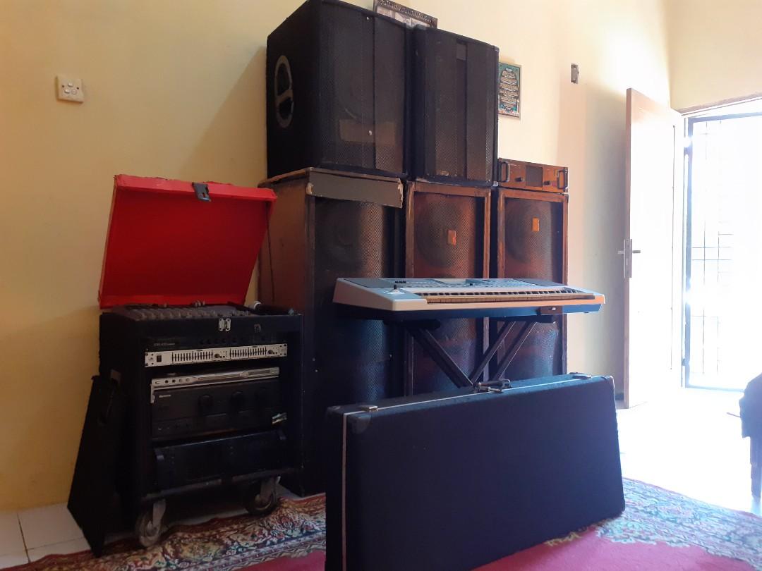 satu set sound system