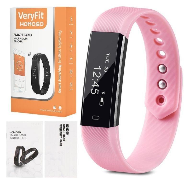 3342 Fitness Tracker Homogo Smart Band Activity Health Tracker with Slim Touch Screen for Step Distance Calories track Sleep monitor pedometer and