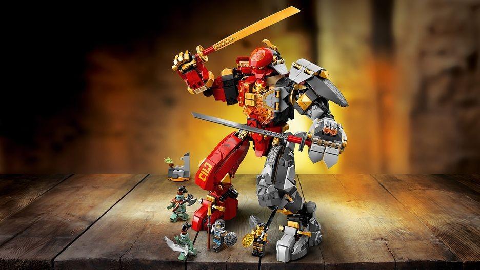 人形 樂高| LEGO 71720 NINJAGO® - Fire Stone Mech, 玩具收藏品, 玩具