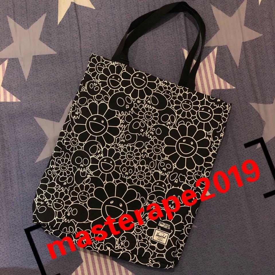 店舗良い 村上隆Murakami Takashi x Herschel Complexcon Tote Bag Skull トートバッグ