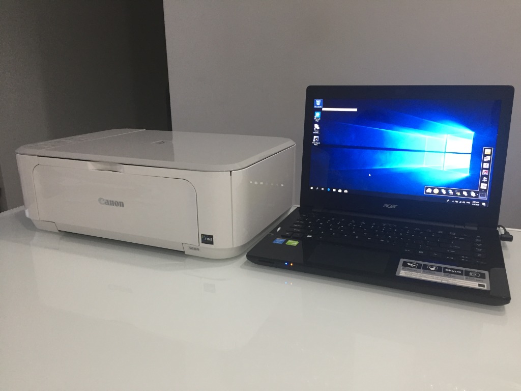 Acer Aspire E 14 Laptop + Canon Pixma MG3600 Printer, Computers & Tech