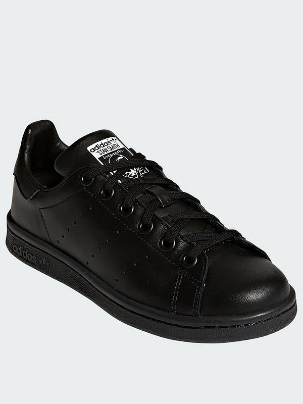 Adidas Stan Smith All Black Women s Fashion Footwear