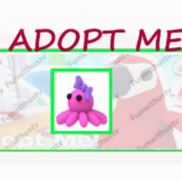 Adopt Me Octopus Plush Toys Games Video Gaming Video Games On Carousell - roblox adopt me octopus plush worth
