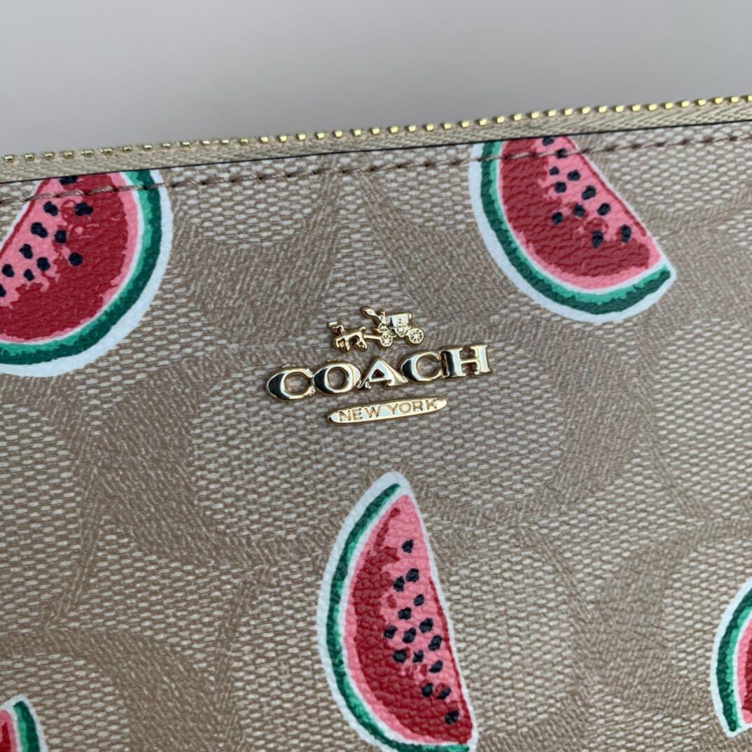 Watermelon coach wristlet discount