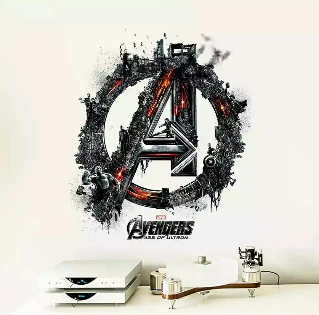 Avengers Logo Wall Stickers Design Craft Craft Supplies