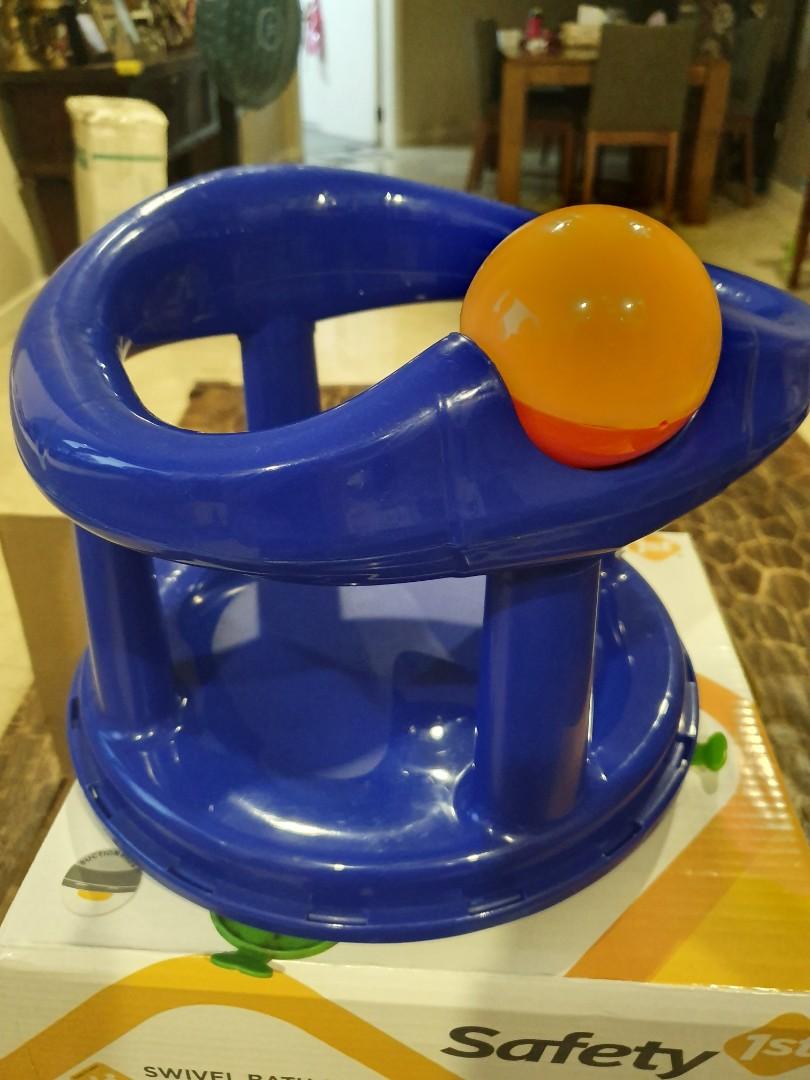 Baby Swivel Bath Seat For Bath Tub Babies Kids Strollers Bags Carriers On Carousell
