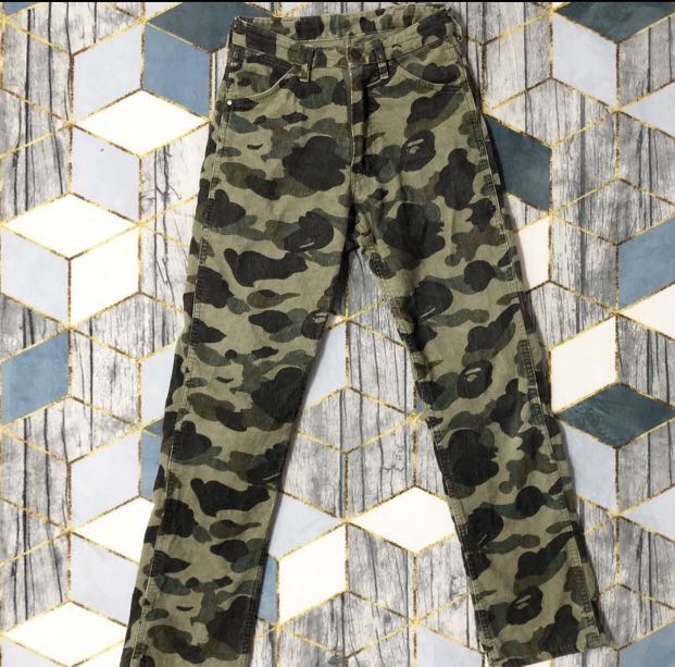 Bape camo clearance joggers
