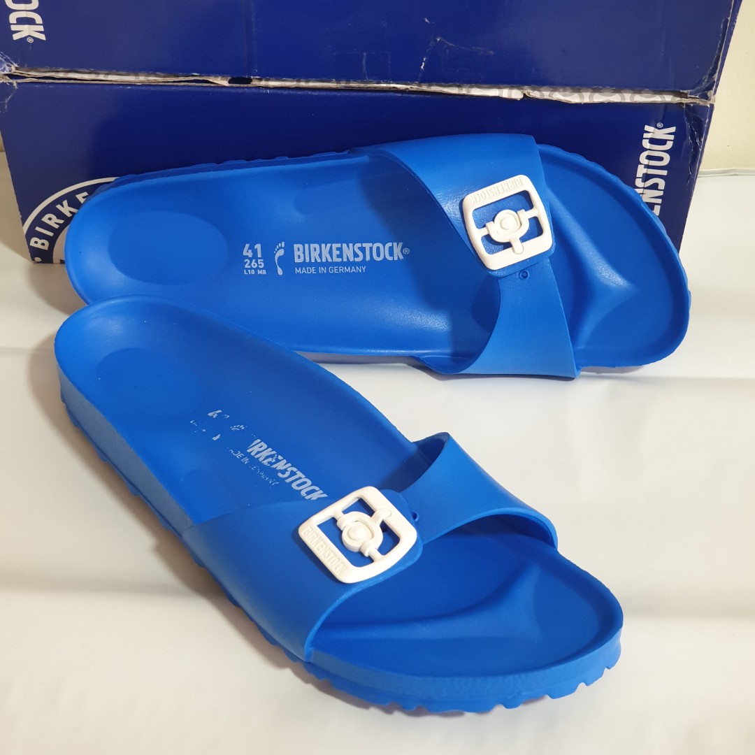 birkenstock madrid eva blue