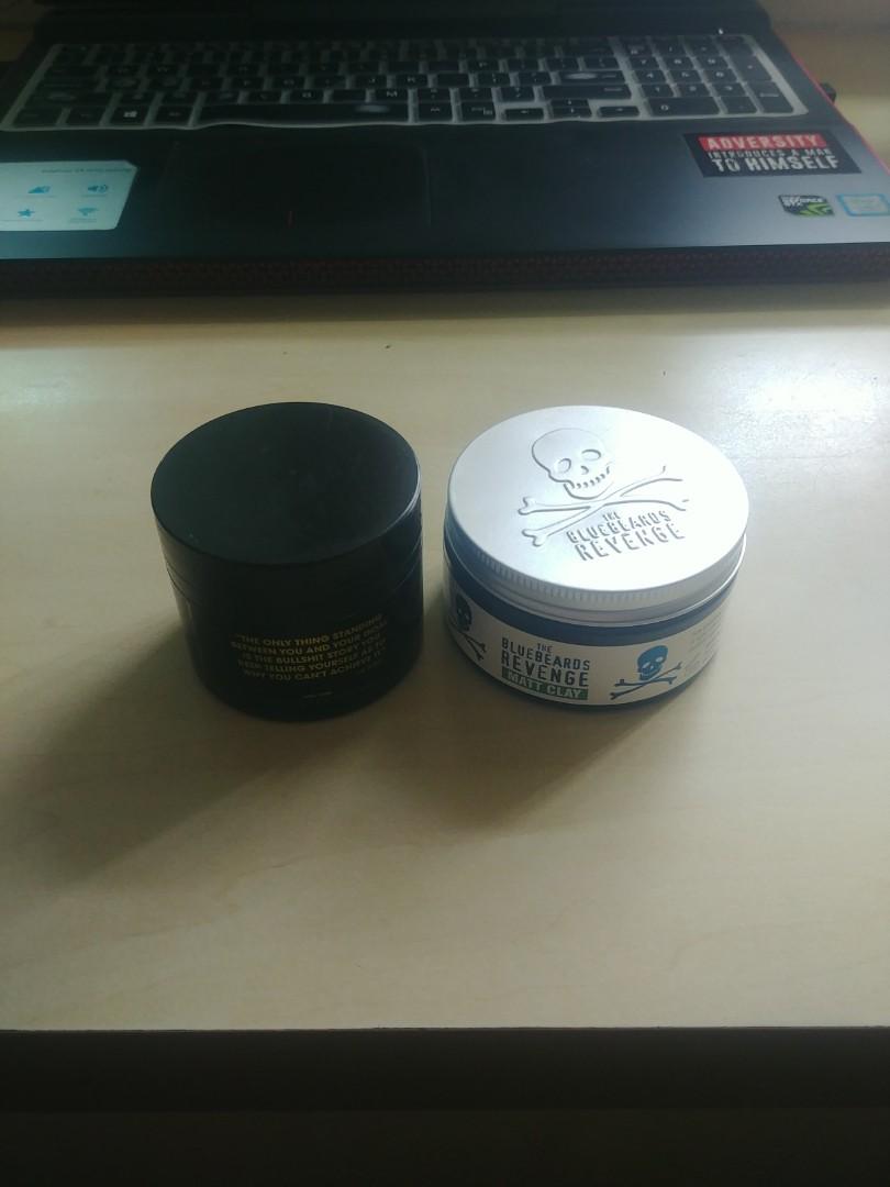 By Vilain Black Gold Limited Edition And Bluebeards Revenge Matt Clay And Health Beauty Hair Care On Carousell