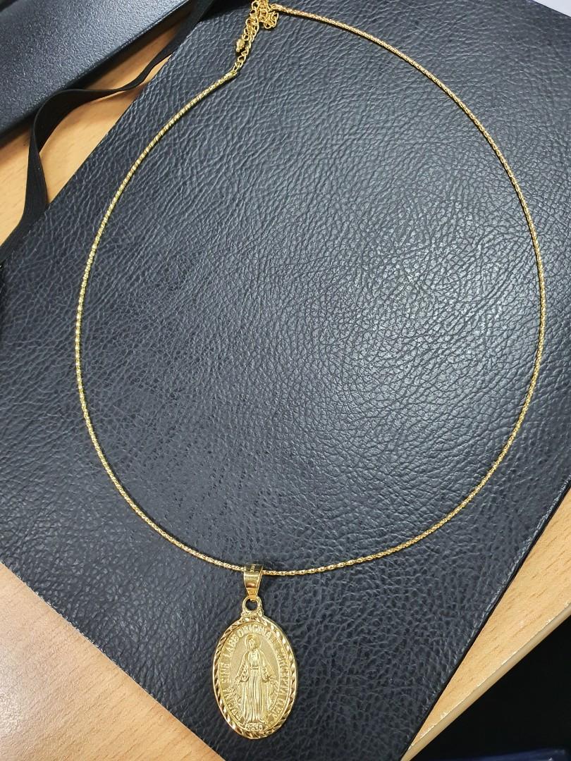 18k omega necklace