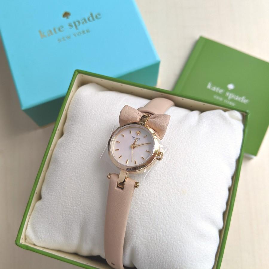 BNIB Kate Spade Tiny Metro Women s Watch Tan Gold