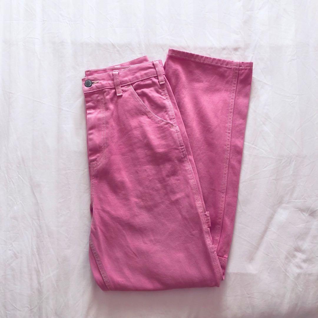 Pink ariana painter pants sale