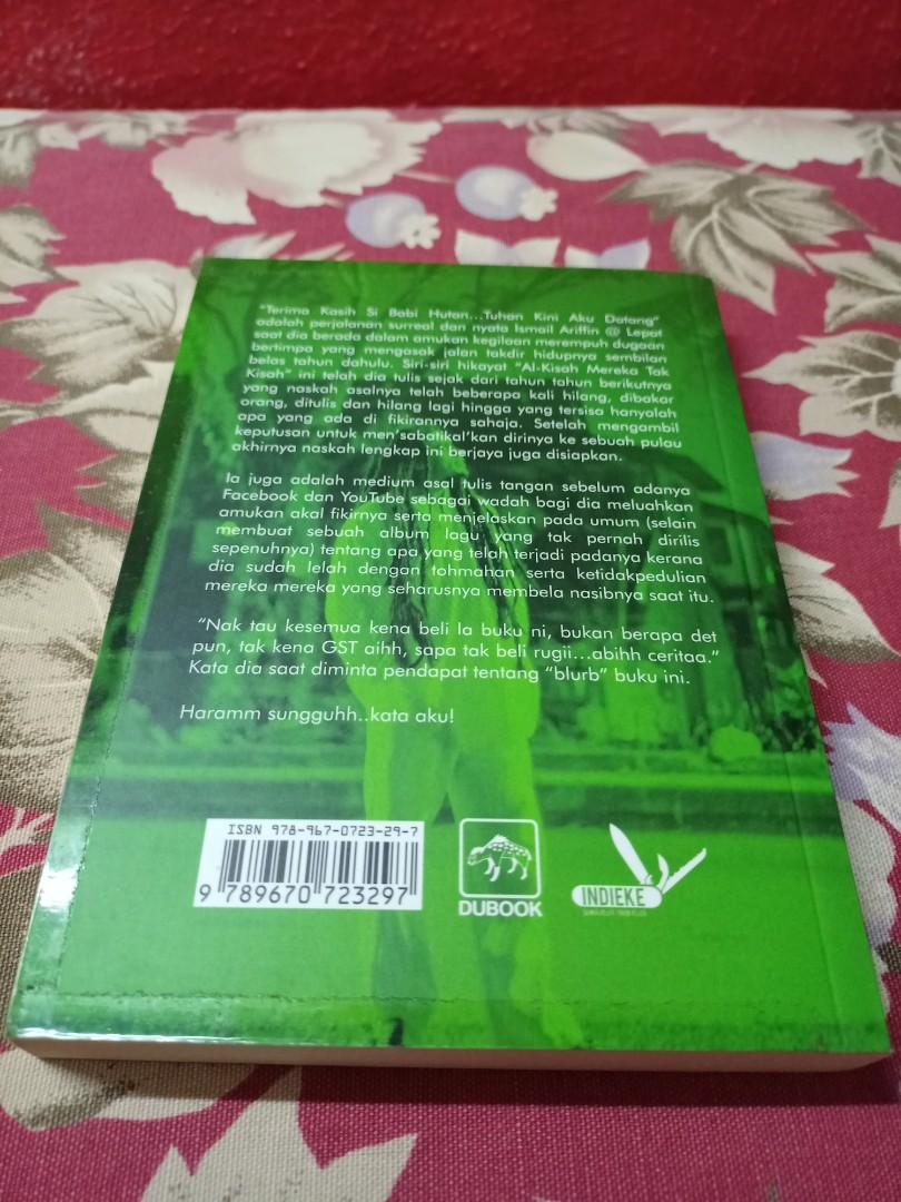 Buku Dubook Terima Kasih Si Babi Hutan Books Stationery Books On Carousell