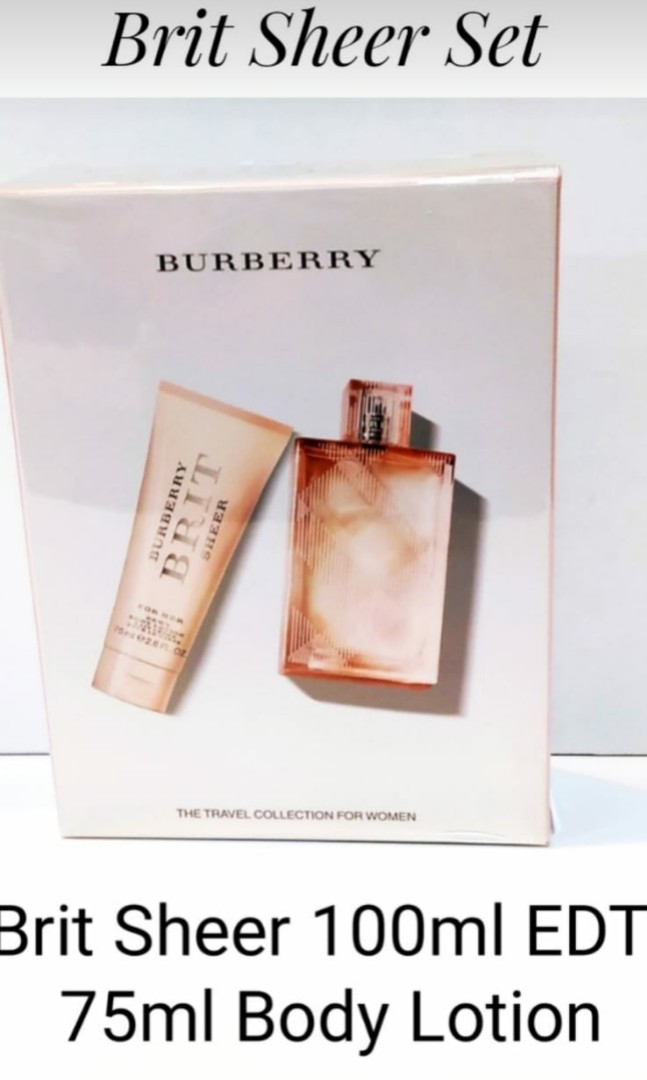 Burberry brit 2024 sheer lotion
