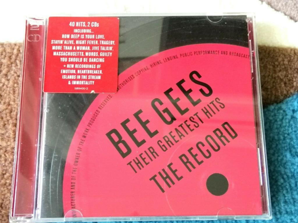 Cd Bee Gees Their Greatest Hits The Record Malaysia Press Music Media Cds Dvds Other Media On Carousell