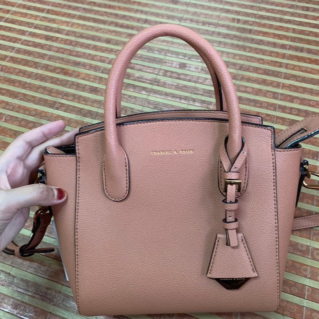 Charles & Keith pink handbag, Women's Fashion, Bags & Wallets, Purses &  Pouches on Carousell