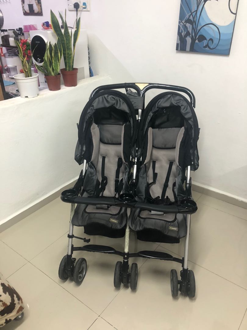 Combi sport double stroller sales