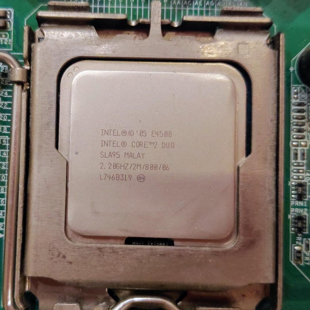 Intel Core 2 Duo E4500 (free motherboard and GPU), Computers & Tech