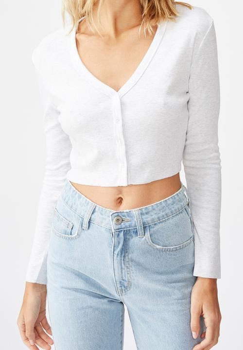 cotton on white cardigan