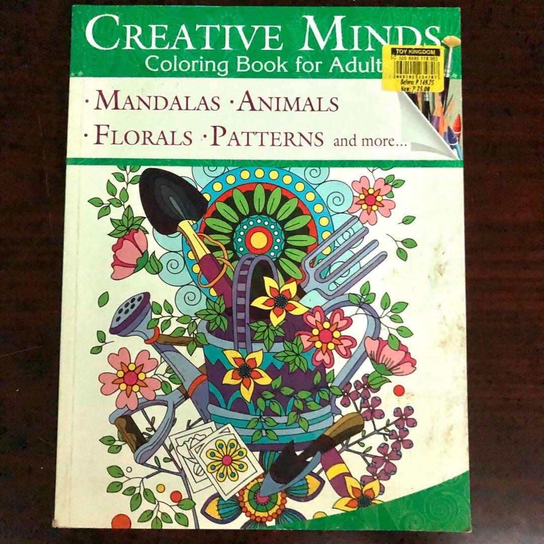 Download Creative Minds Coloring Book Patterns Mandala Etc Hobbies Toys Stationary Craft Craft Supplies Tools On Carousell