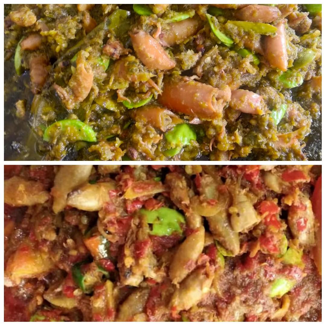 Cumi Asin Cabe Ijo Balado Makanan Minuman Snek Di Carousell