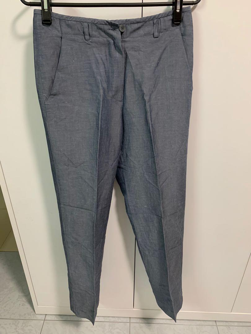 dkny wool pants