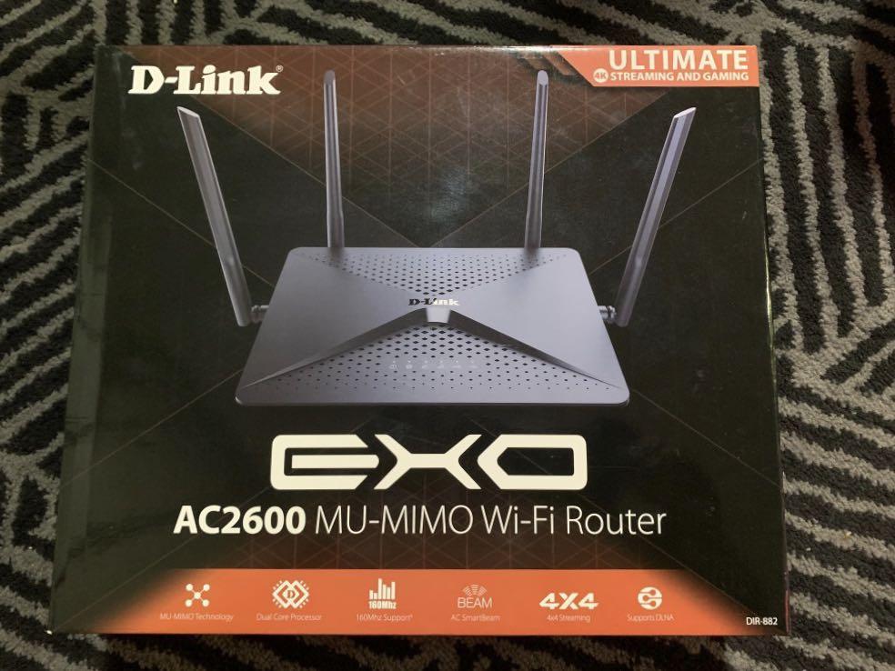 D Link Wifi Router Dir 882 Ac2600 Electronics Computer Parts Accessories On Carousell