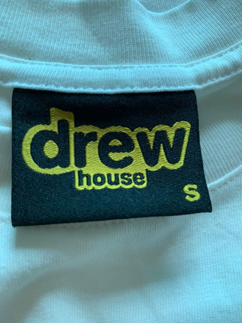 Drew House Logo Cream Tee, Men's Fashion, Clothes, Tops on ...