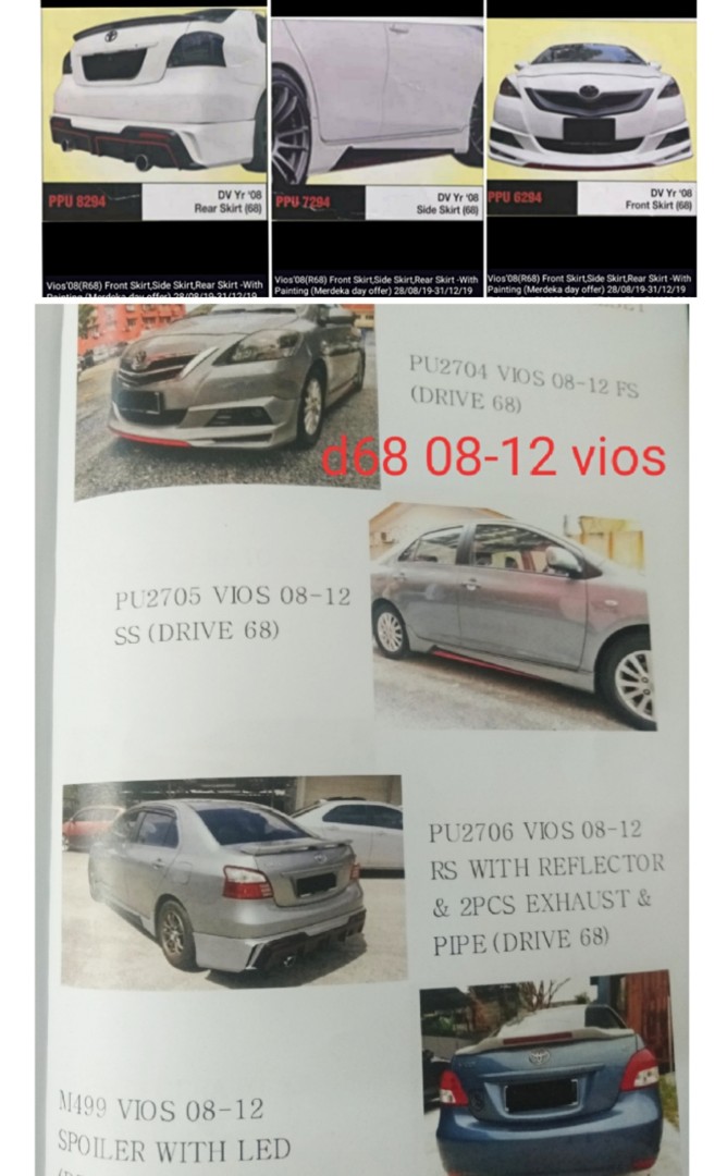Drive 68 bodykit vios cheap