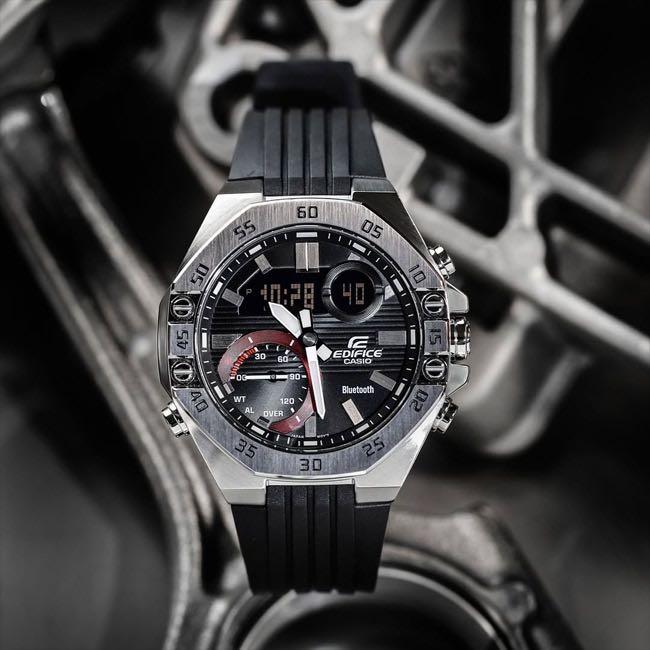 Edifice on sale rubber strap