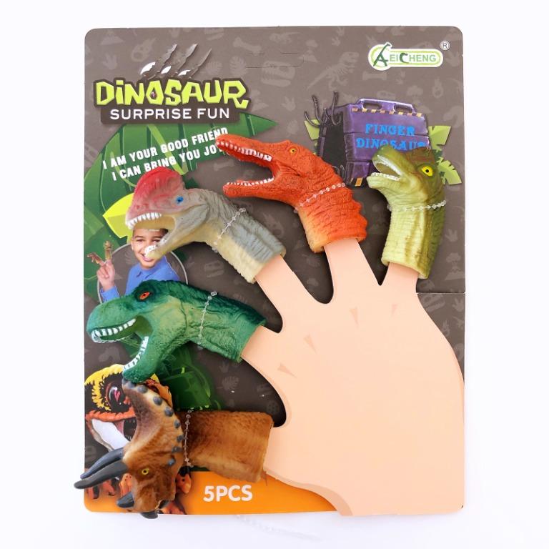 dinosaur on finger toy