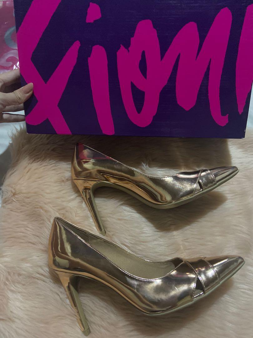 Fioni Rose gold heels size 8, Women's 