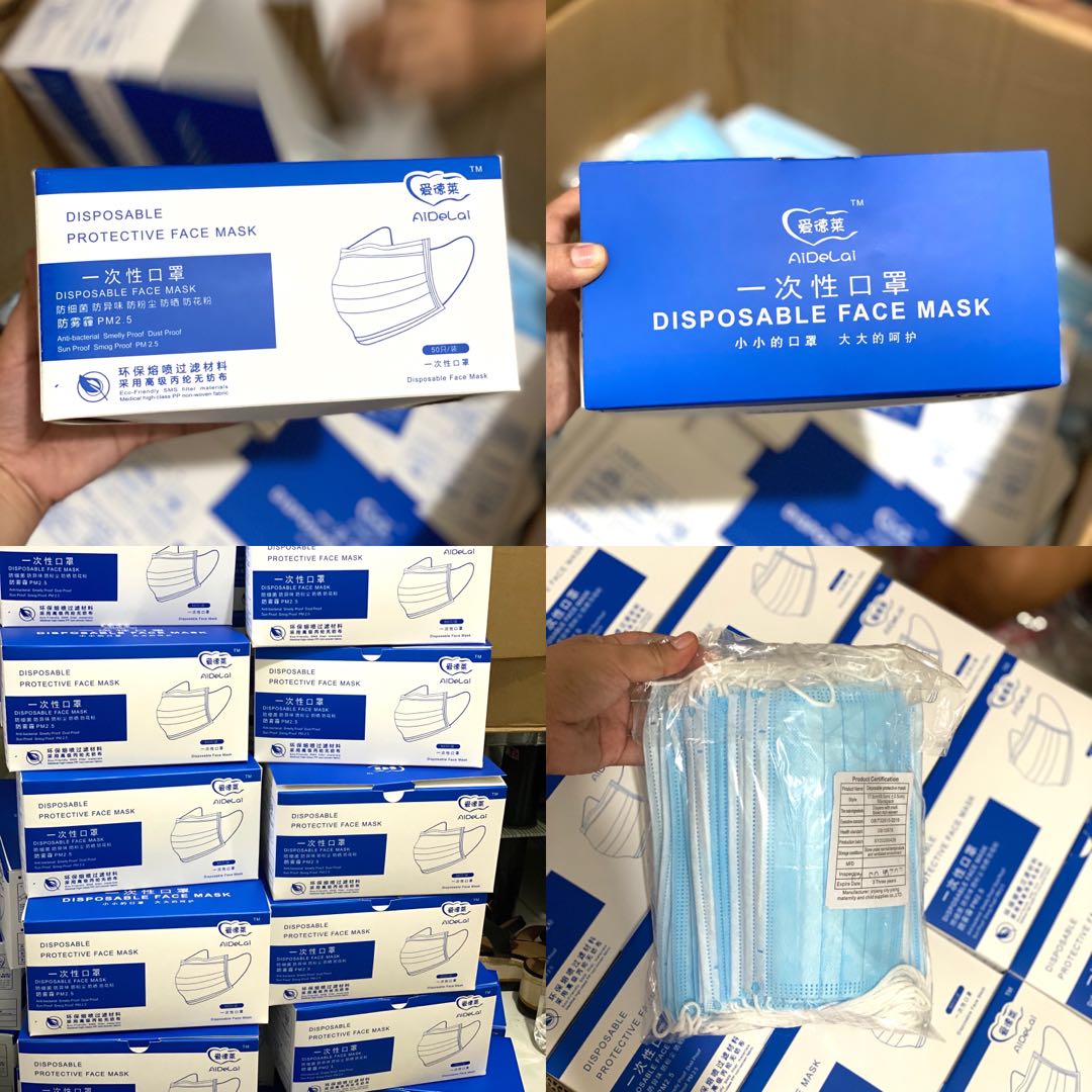 170 Only For Sale Original Aidelai Face Mask 50 Pcs In The Box