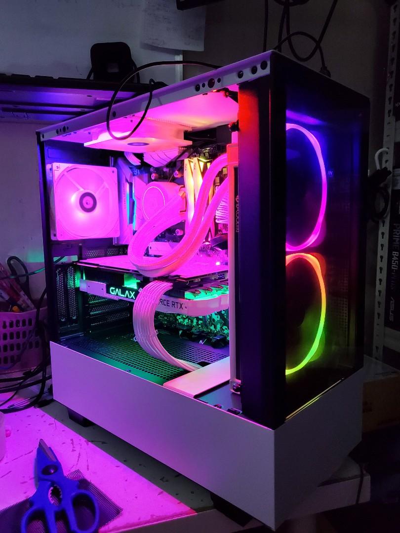 *FREE DELIVERY*Custom Gaming PC NZXT H510 ELITE WHITE FOCUSED BEST