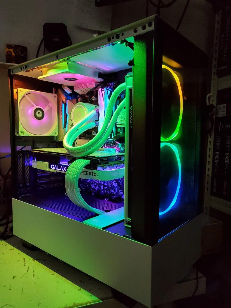 *FREE DELIVERY*Custom Gaming PC NZXT H510 ELITE WHITE FOCUSED BEST ...