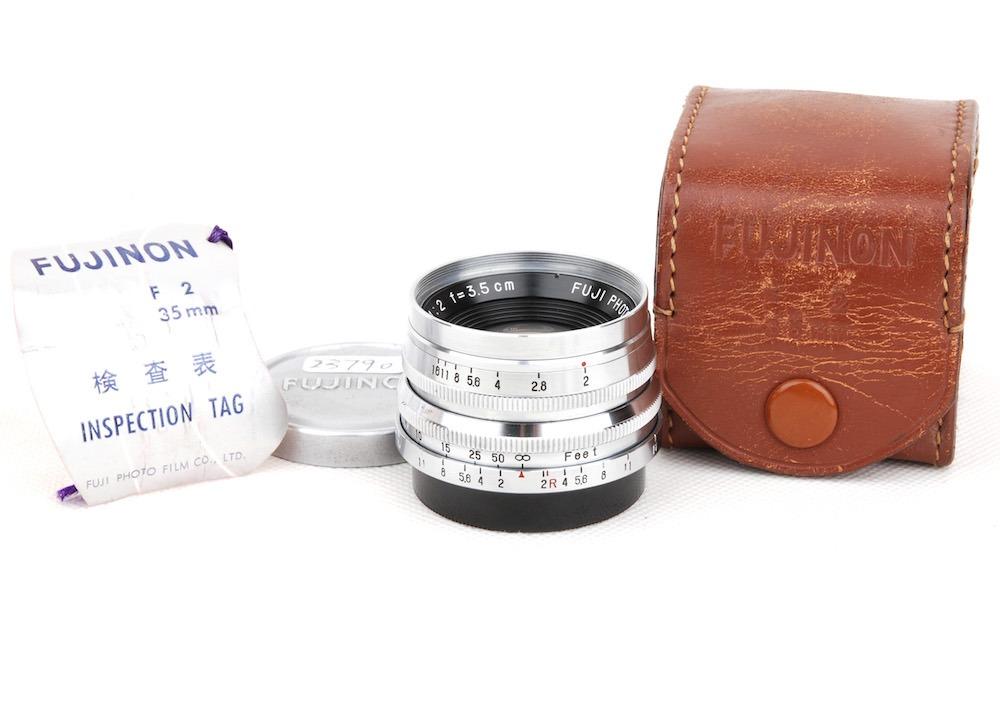 珍品】富士龍/FUJINON 35mm F/2 LTM 3.5CM LEICA L39螺口銀色