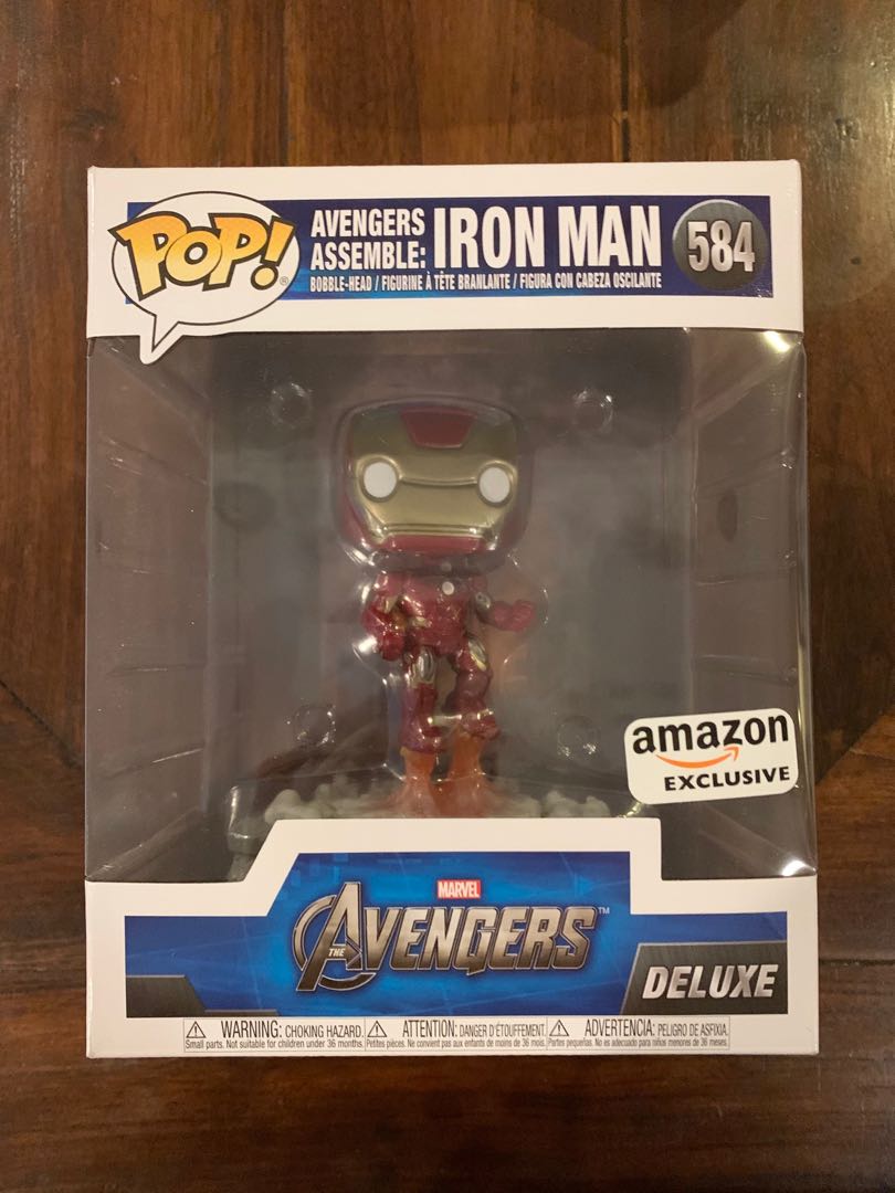 Funko Pop Avengers Assemble Iron Man Amazon Exclusive Toys Games Toys On Carousell