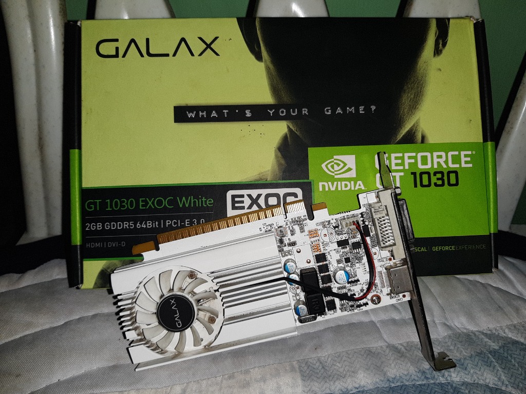 GALAX GT 1030 EXOC WHITE Edition Computers Tech Parts