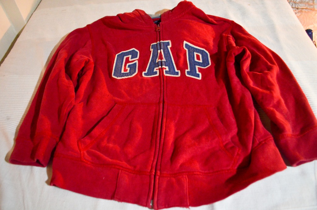 GAP Jacket Hoodie Red, Women's Fashion