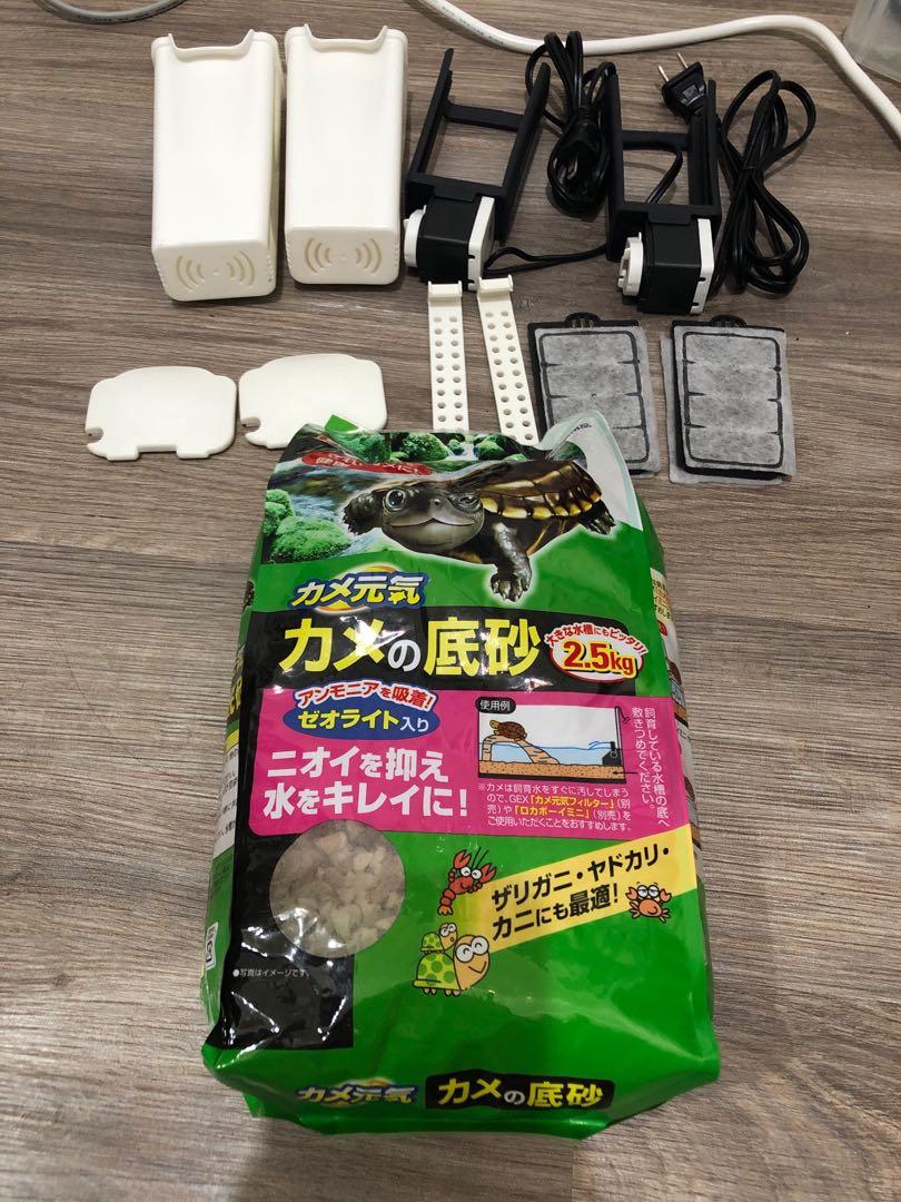 Gex烏龜專用底砂 低水位過濾器 寵物用品 寵物用品在旋轉拍賣