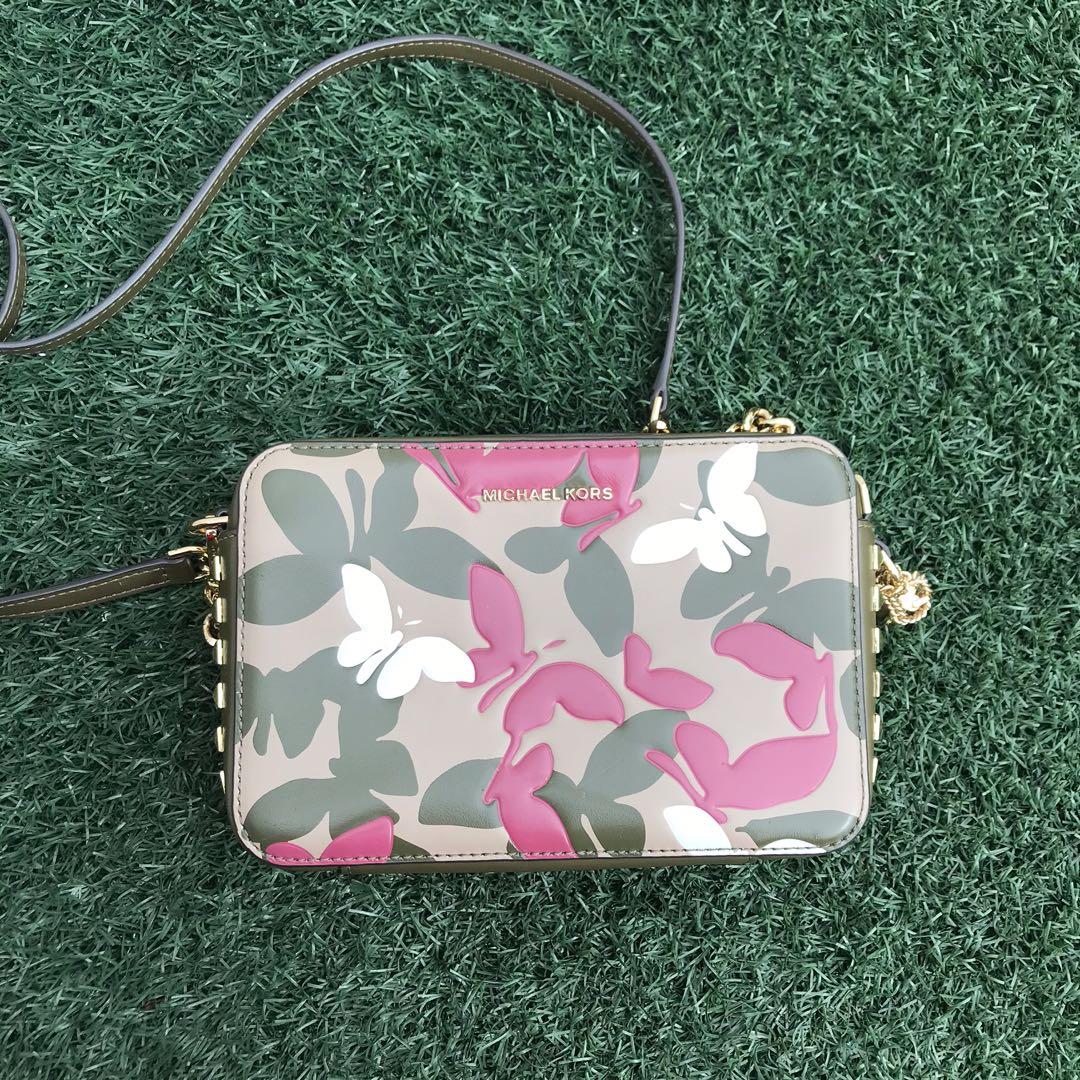 Ginny medium butterfly camo leather crossbody clearance